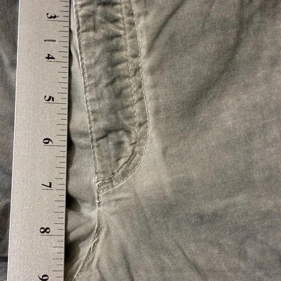 Barbara Lesser Fibers Women's Size 8 Grey Acid Wash Straight Leg Pants Distress - Picture 4 of 8